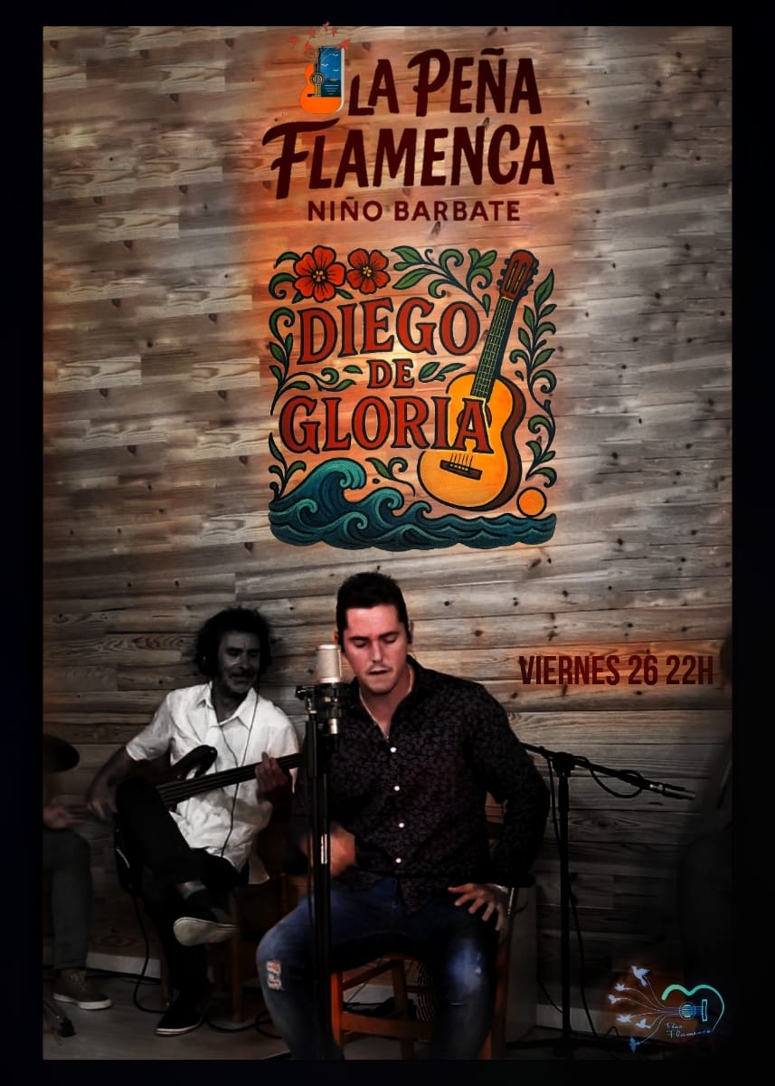 Actuacion Diego de Gloria en Pena Flamenca