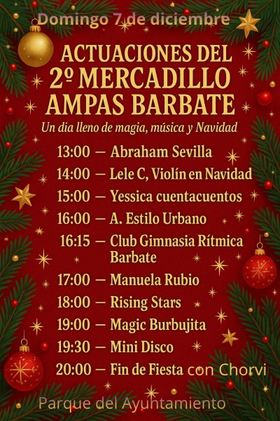 Actuaciones Mercadillo AMPAS Barbate
