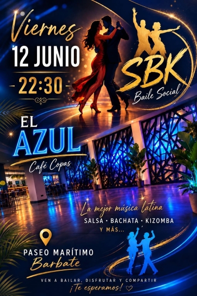Bailes latinos. El Azul. 12 Junio