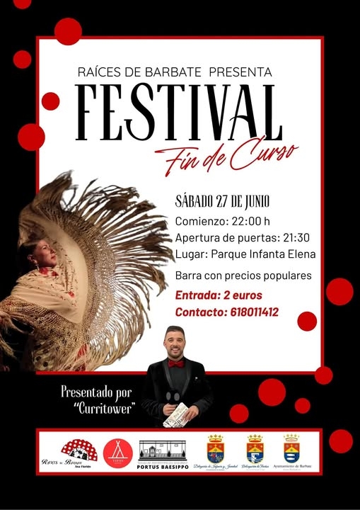 Festival Raices de Barbate. Parque Infanta Elena. 27 Junio