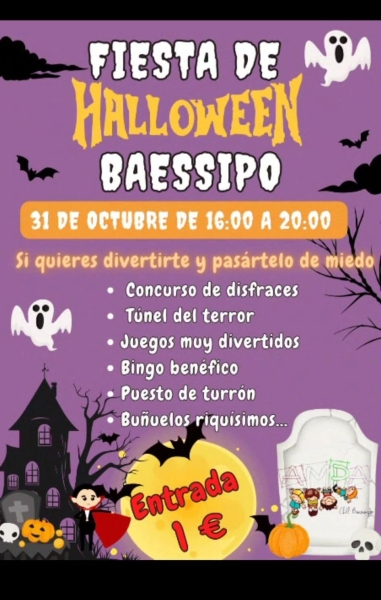 fiesta de halloween baessipo