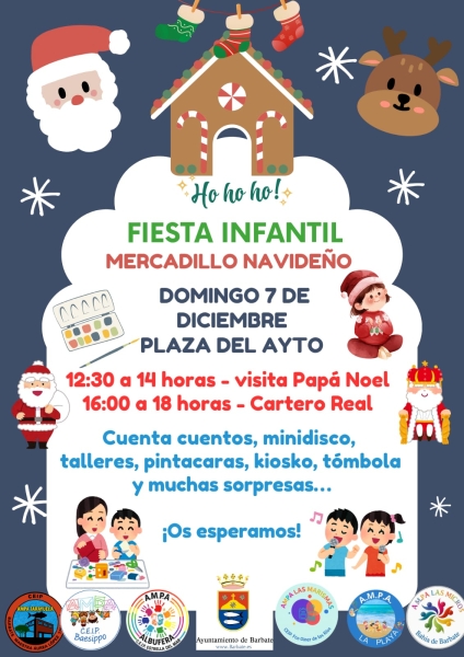 Fiesta Infantil Mercadillo Solidario