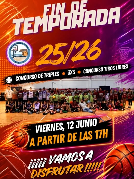 Jornada de baloncesto. Polideportivo. 12 Junio