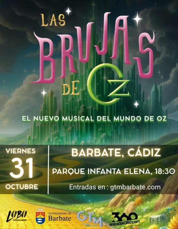 Las Brujas de Oz parque Infanta Elena 31 octubre