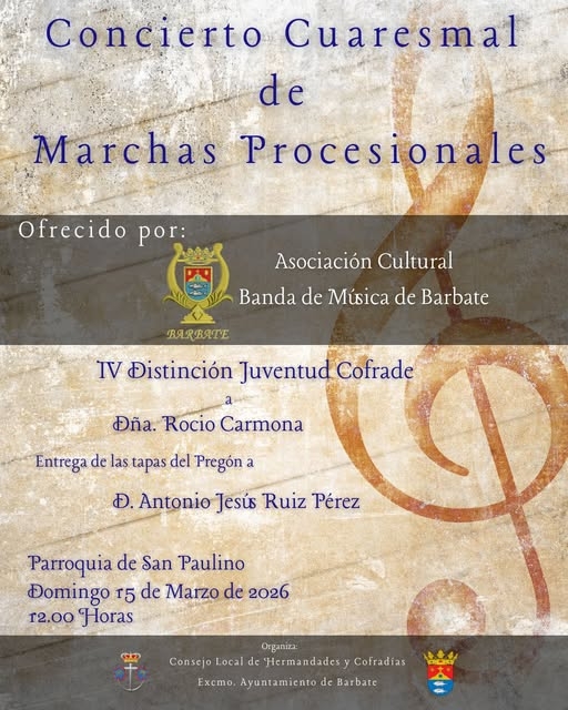 Marchas Procesionales. San Paulino. 15 Marzo