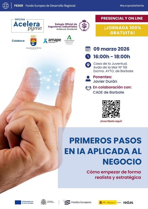 Primeros pasos en IA aplicada al negocio. 9 marzo