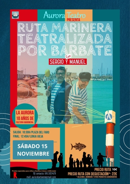 ruta marinera teatralizada por Barbate 15 noviembre