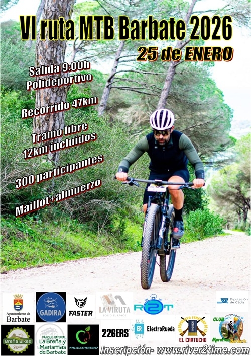 VI Ruta ciclista MTB Barbate 2026